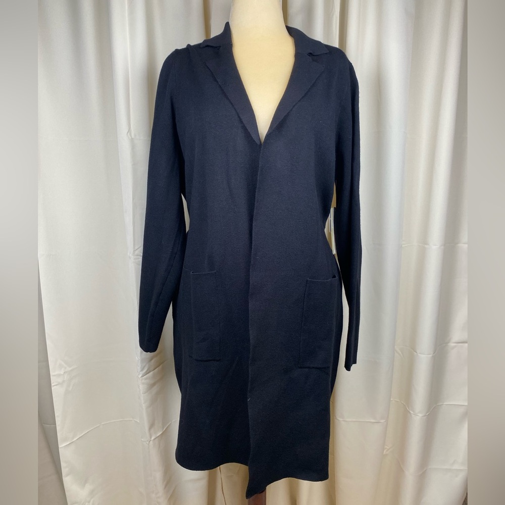 RD Style Black Women's Belted Sweater Cardigan